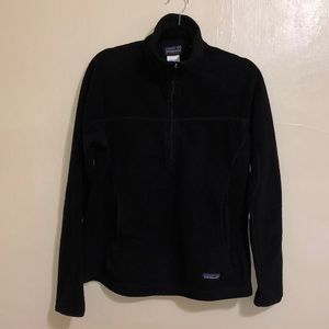 Patagonia Synchilla Fleece 1/4 Zip Pullover - Women's L - Black